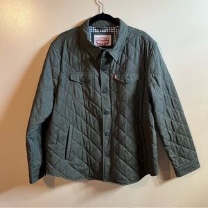Mens Levi's Quilted Shirt Jacket (XL)